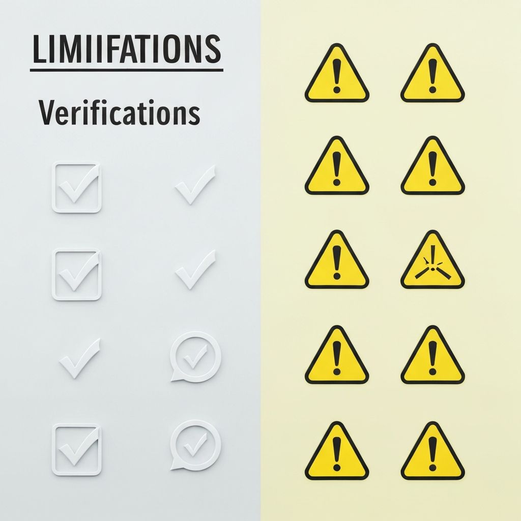 Иллюстрация процесса проверки и ограничений